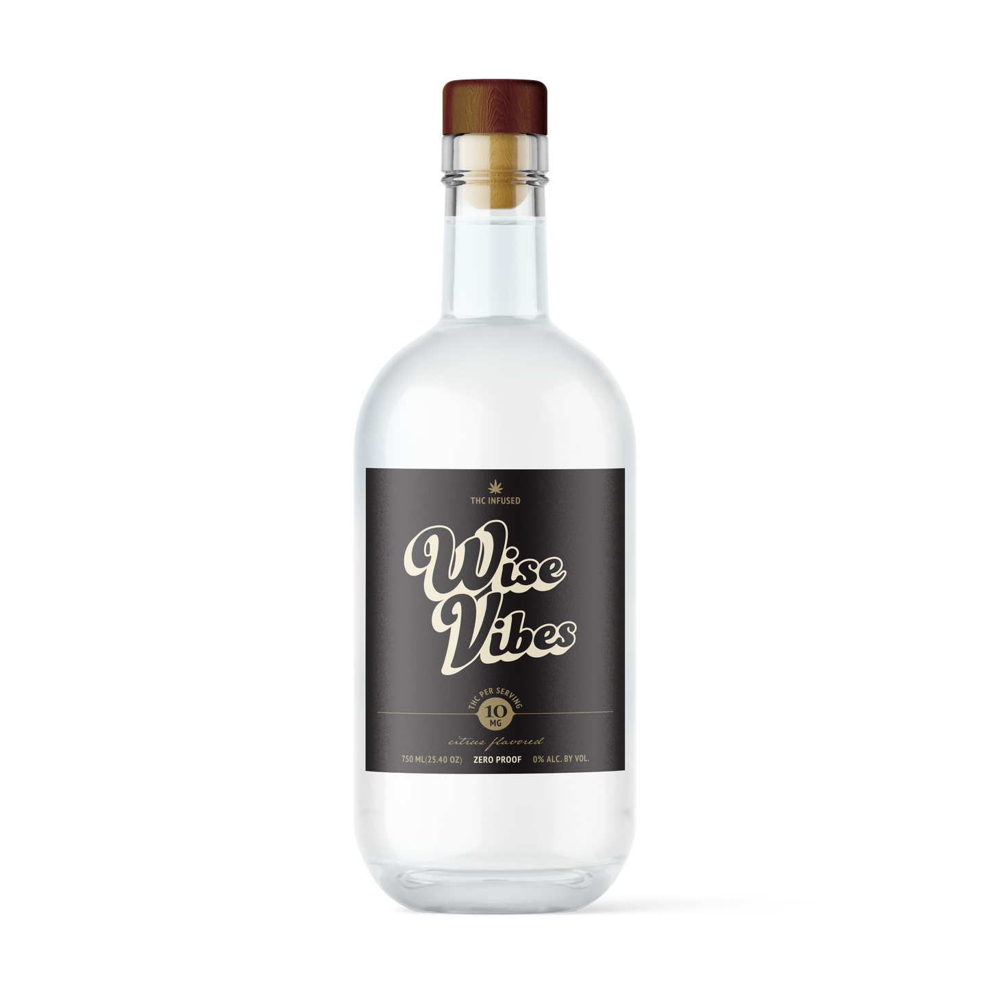 Wise Vibes THC Infused Citrus Elixir (750 ML Bottle)
